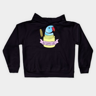 Antidepressant Blue Ringneck Kids Hoodie